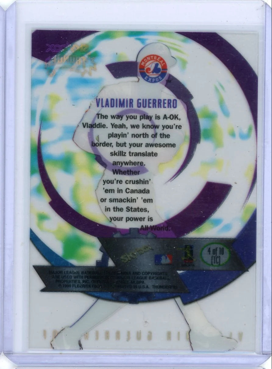 Vladimir Guerrero 1999 Skybox Thunder Acetate