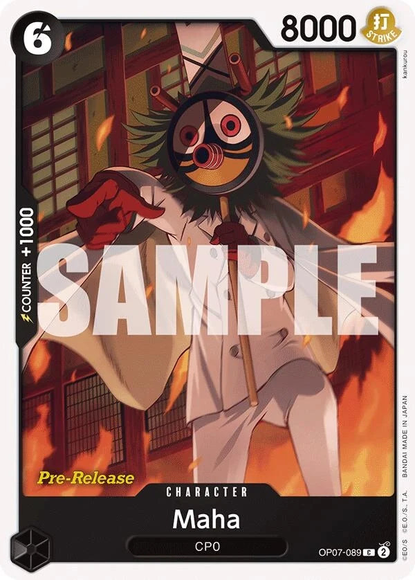 Maha (OP07-089) (500 Years in the Future Pre-Release Cards) (OP07 PRE)