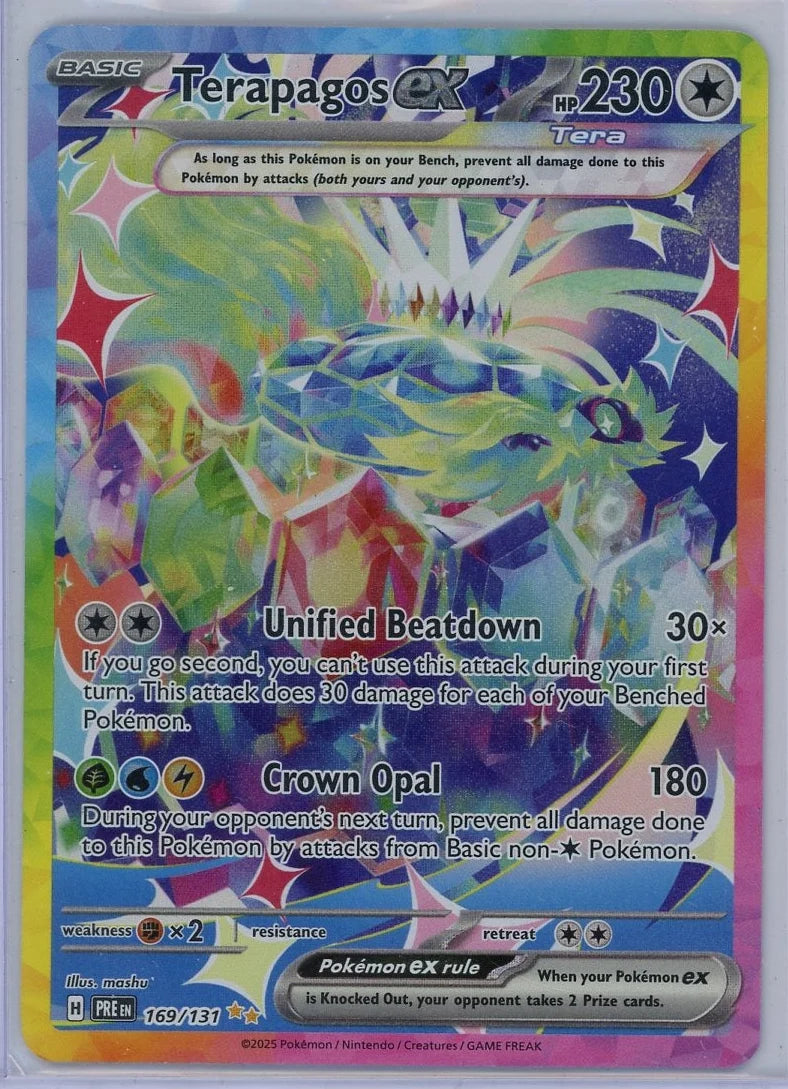 Terapagos ex Pokémon Prismatic Evolutions SIR #169/131