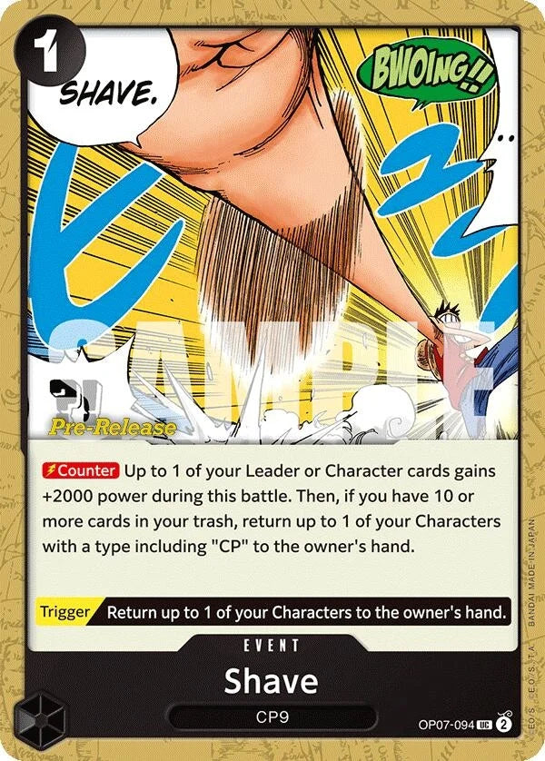Shave (OP07-094) (500 Years in the Future Pre-Release Cards) (OP07 PRE)