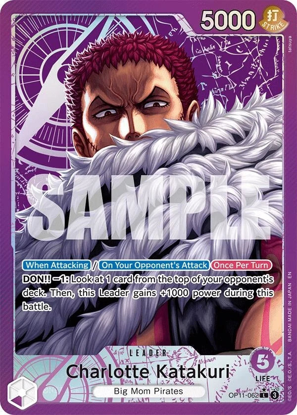 Charlotte Katakuri (062) (Alternate Art) (OP11-062) (A Fist of Divine Speed) (OP11)