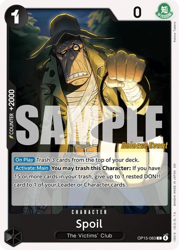 Spoil (OP15-083) (Adventure on Kami's Island Release Event Cards) (OP15 RE)