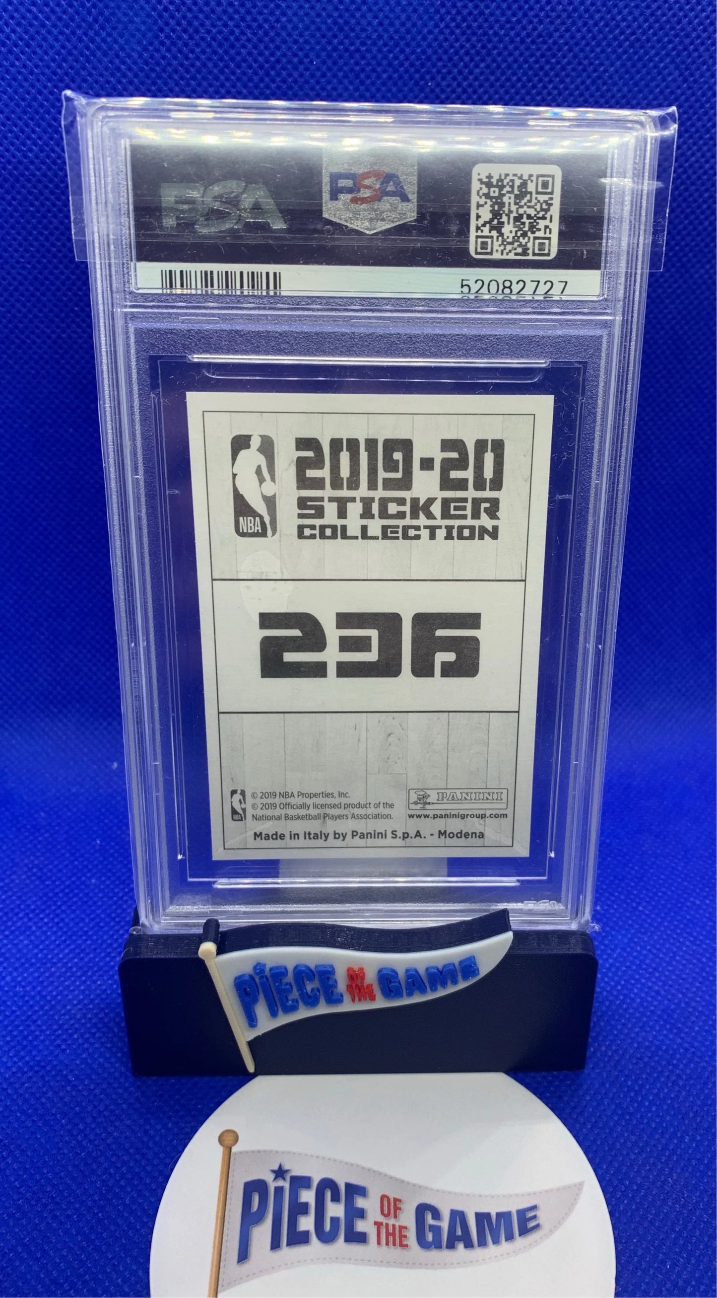 Luka Doncic 2019 Panini NBA Stickers European PSA 9