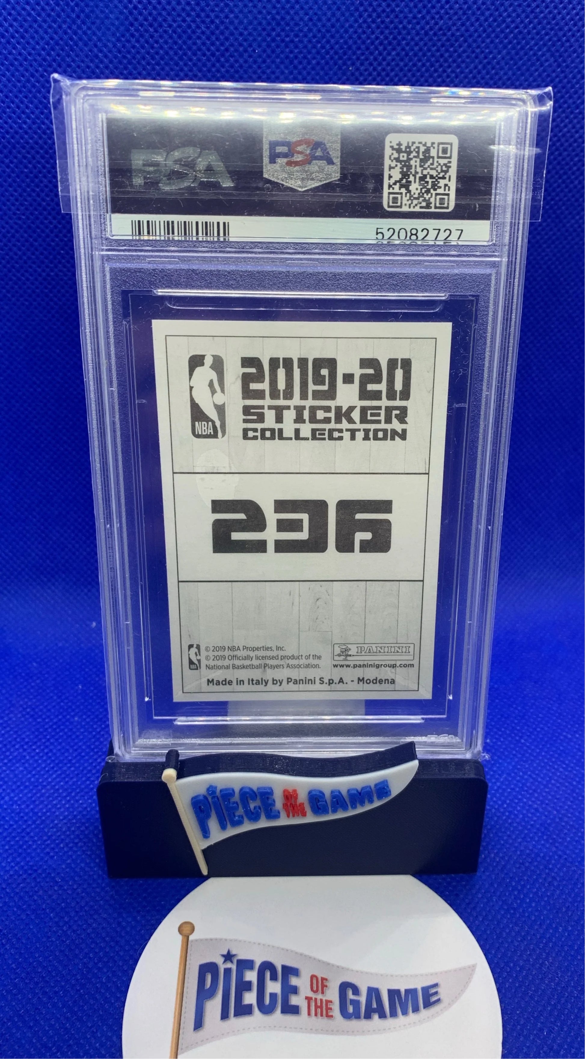 Luka Doncic 2019 Panini NBA Stickers European PSA 9