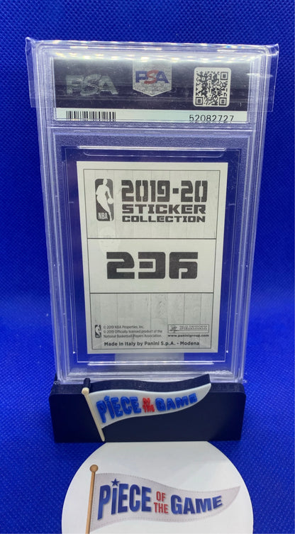 Luka Doncic 2019 Panini NBA Stickers European PSA 9