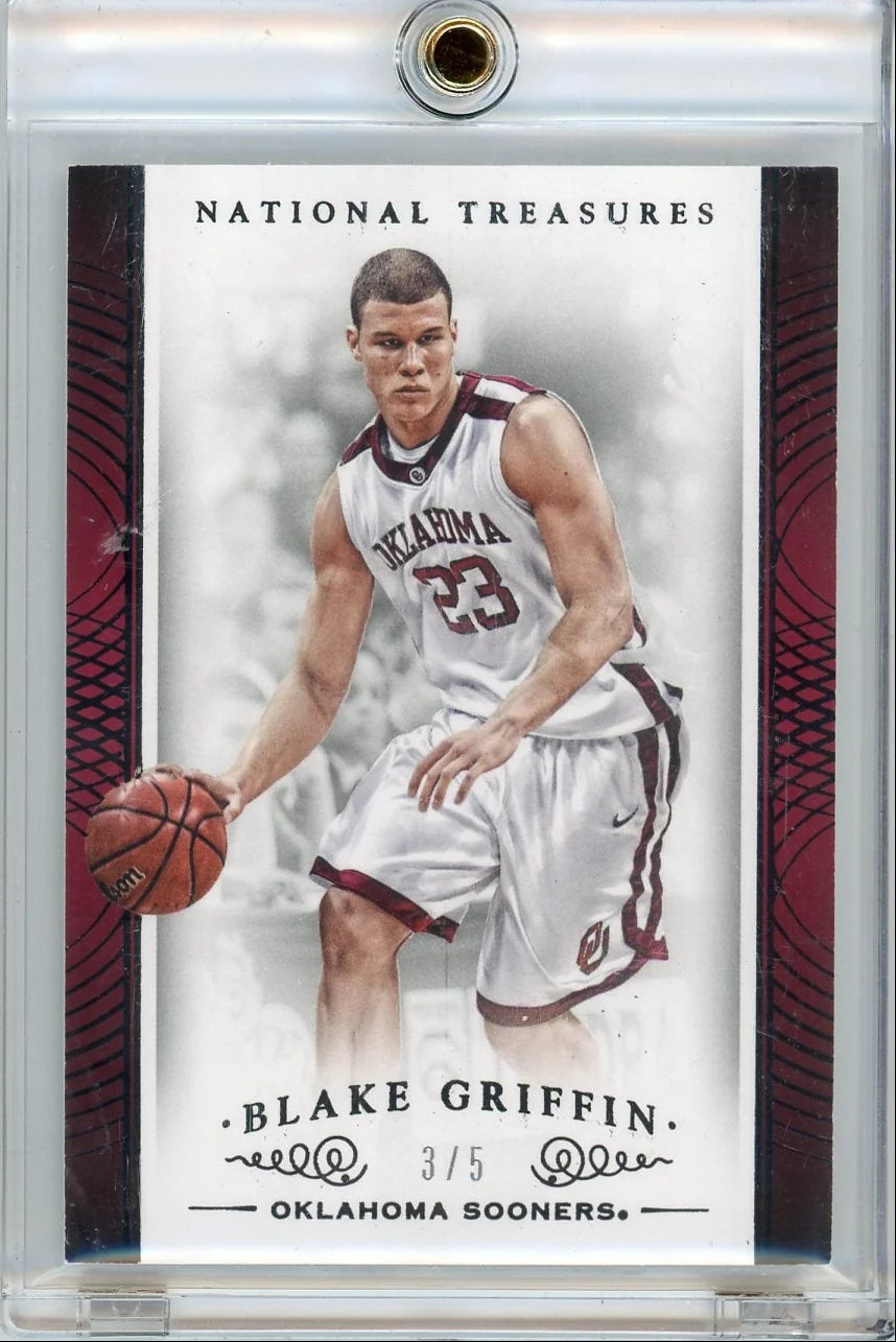 Blake Griffin 2015 Panini National Treasures Multi-Sport #'d 3/5