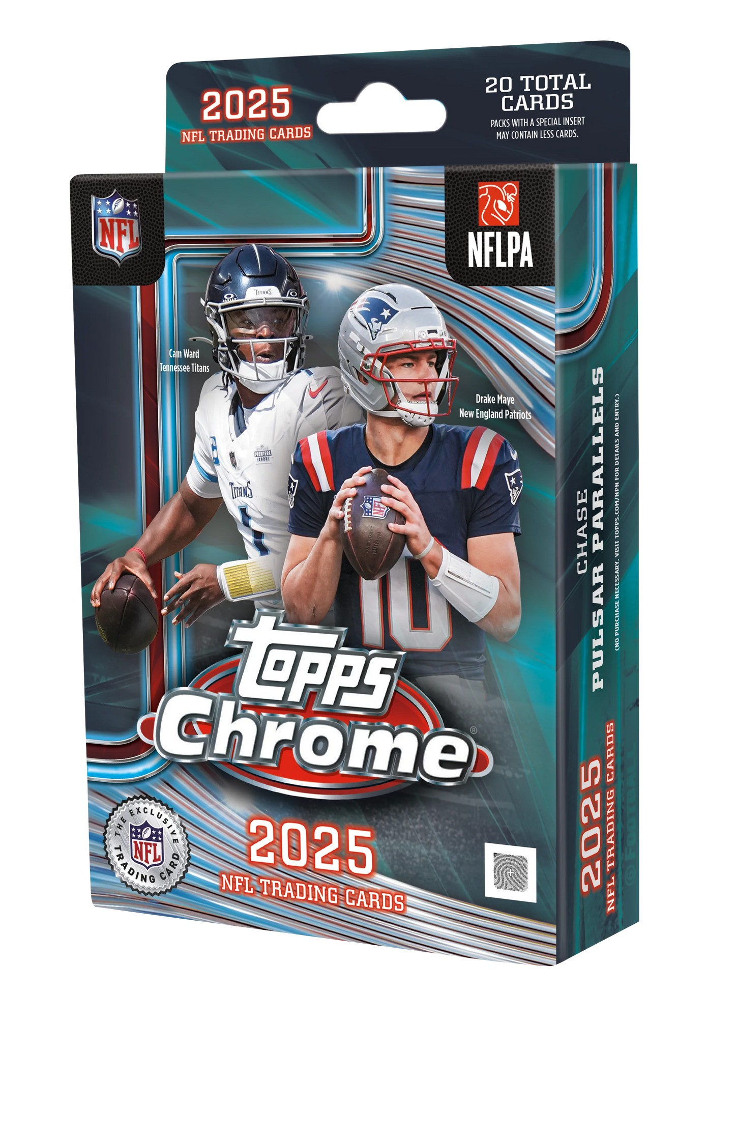 2025 Topps Chrome Football Hanger 64 Box Case