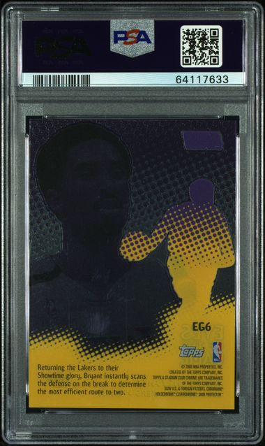 Kobe Bryant 1999 Topps Stadium Club Chrome Eyes of the Game PSA 9
