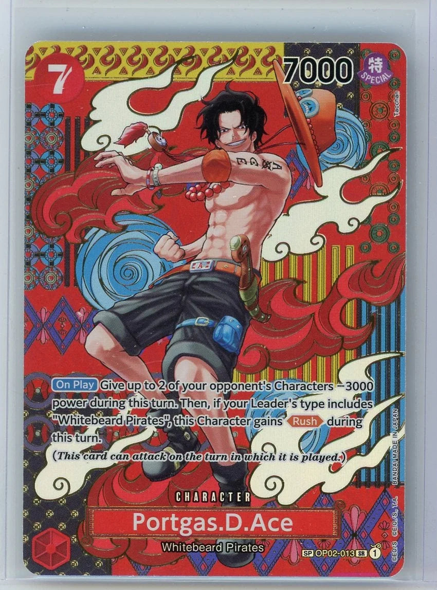 Portgas D. Ace One Piece Two Legends Special Alternate Art #OP02-103