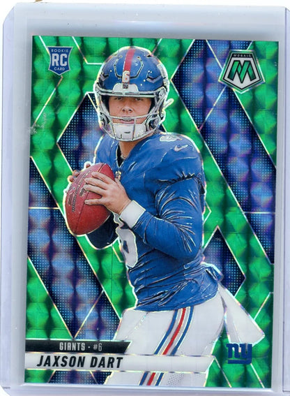 Jaxson Dart 2025 Panini Mosaic Green Mosaic Prizm RC