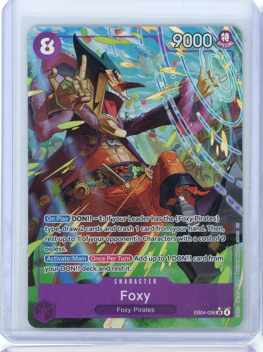 Foxy One Piece Azure Sea's Seven Alternate Art #EB04-036