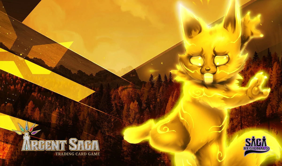 Argent Saga TCG Rubber Event Playmat - Saga Regional Entry September 2019