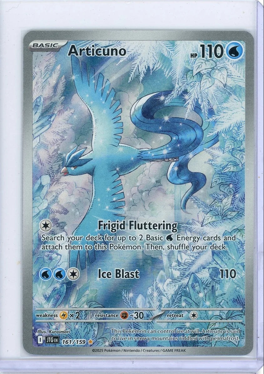 Articuno Pokémon Journey Together Illustration Rare #161/159