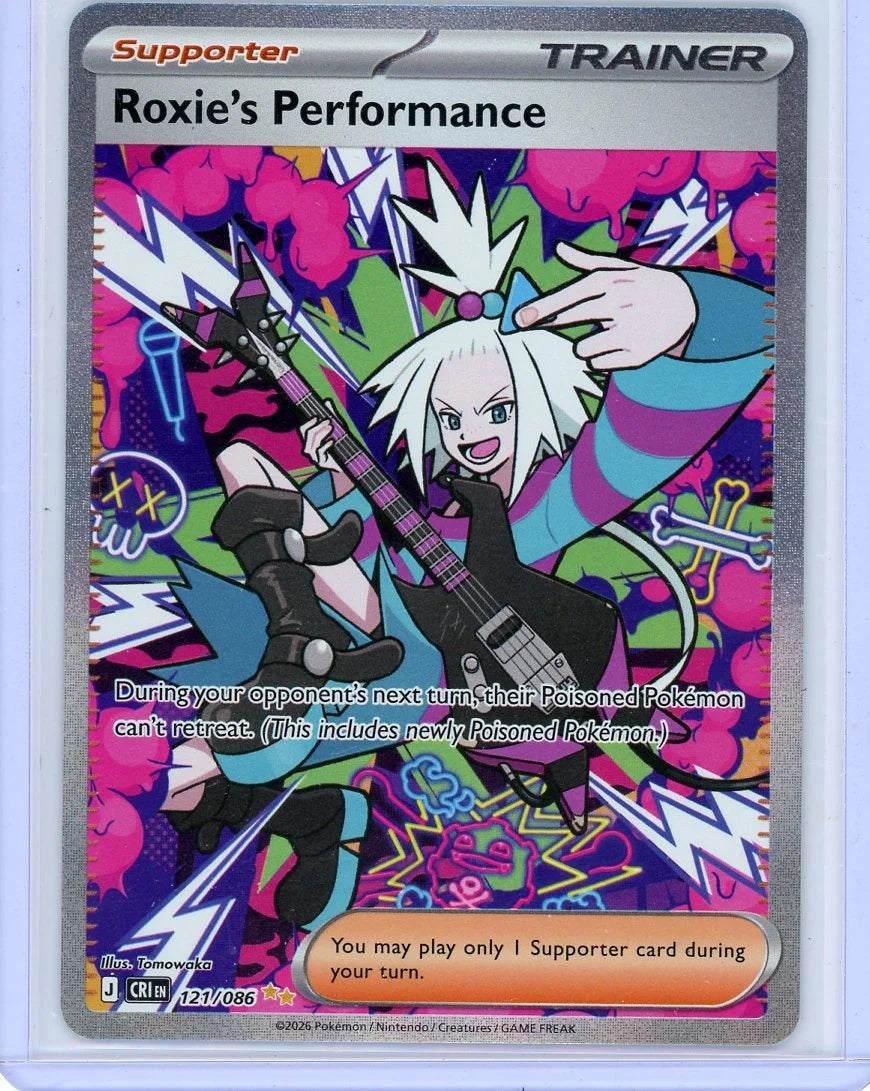 Roxie's Performance Pokémon Chaos Rising Special Illustration Rare #121/086