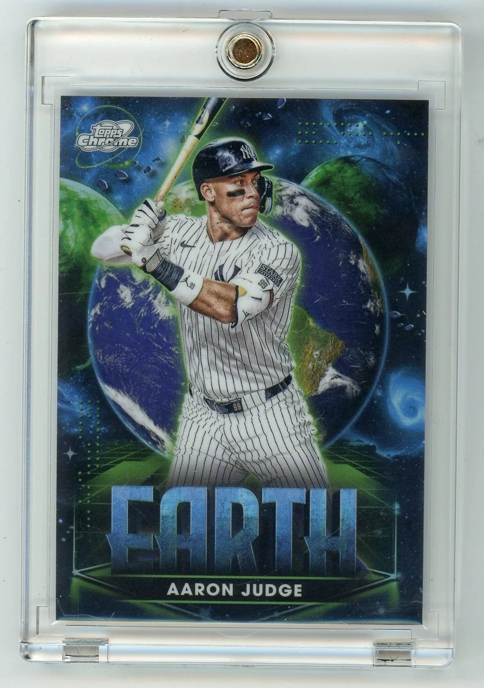 Aaron Judge 2025 Topps Cosmic Chrome Planetary Pursuit Earth