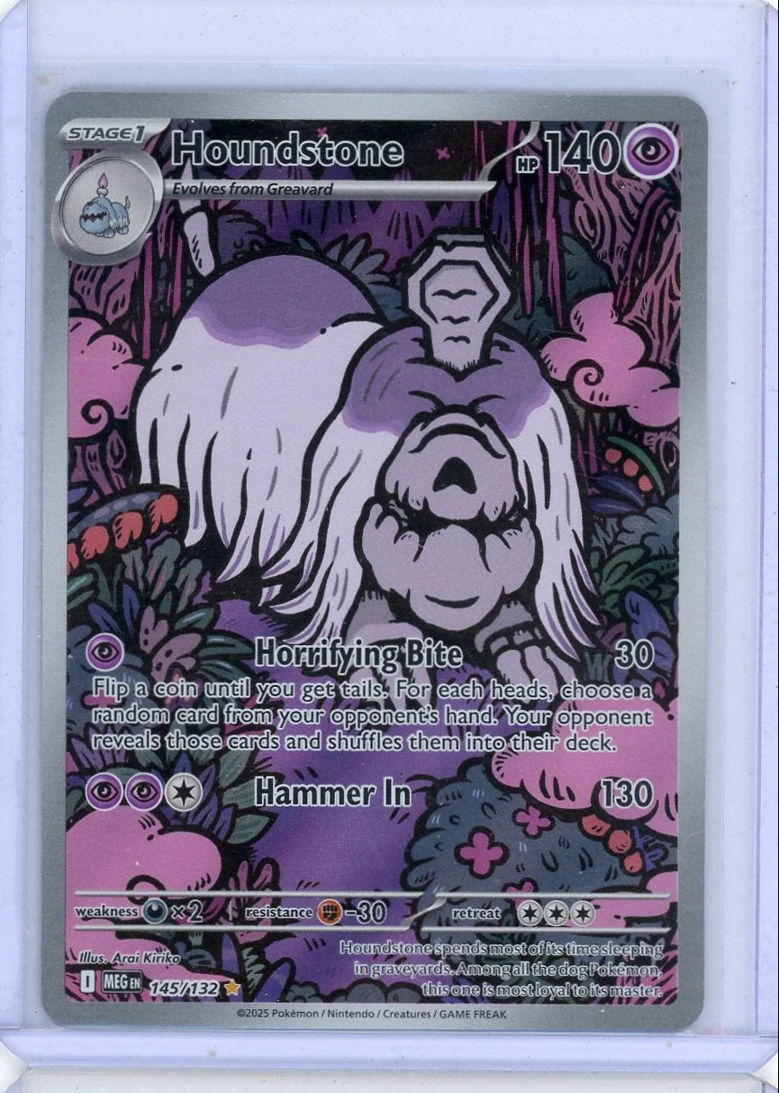 Houndstone 2025 Pokemon Mega Evolutions #145/132