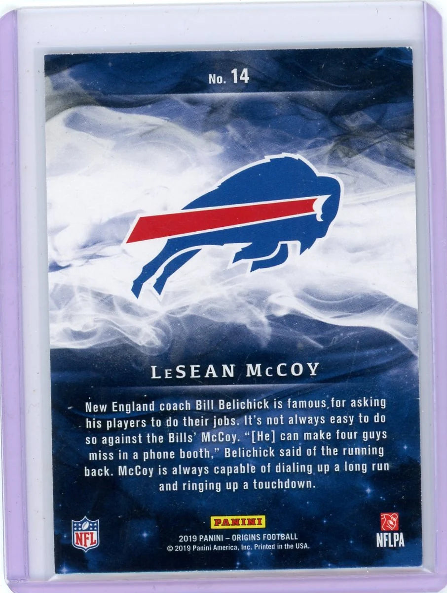 LeSean McCoy 2019 Panini Origins Green #'d 4/5