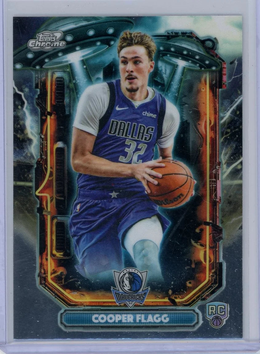 Cooper Flagg 2025 Topps Cosmic Chrome Extra Terrestrial Talent Rookie