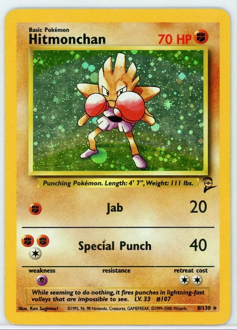 Hitmochan Pokémon Base Set 2 Holo Rare #8/130