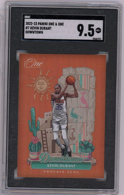 Kevin Durant 2022 Panini One & One Downtown SSP SGC 9.5