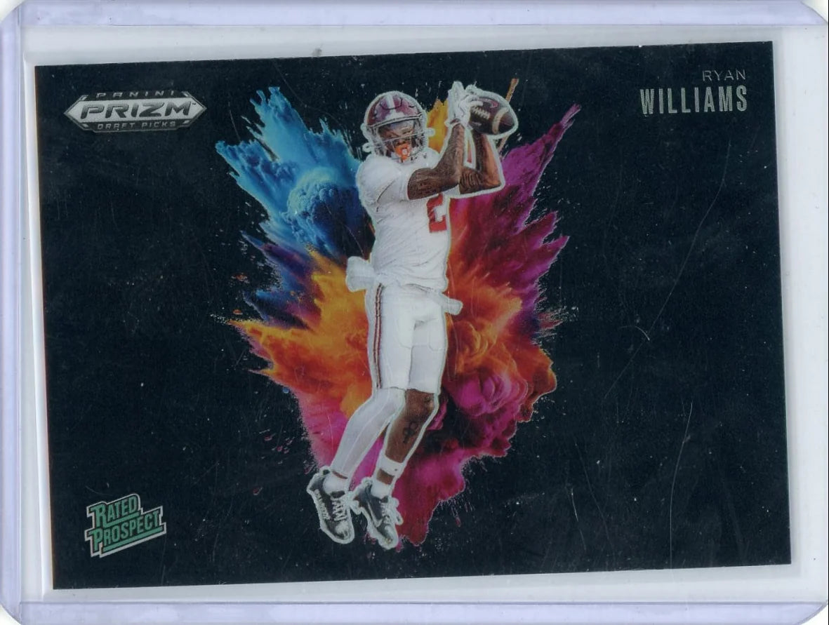 Ryan Williams 2025 Panini Prizm Draft Picks Black Color Blast SSP