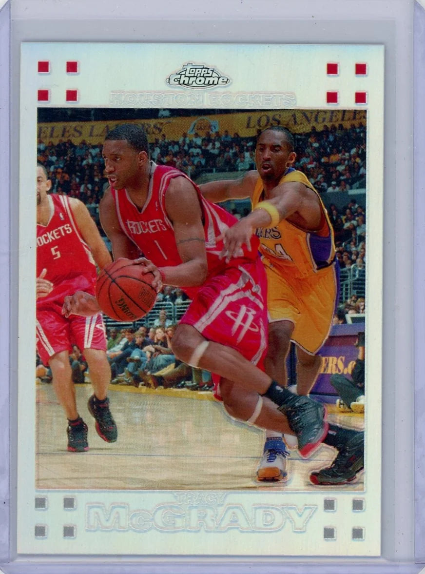 Tracy McGrady 2007 Topps Chrome refractor #'d 871/999