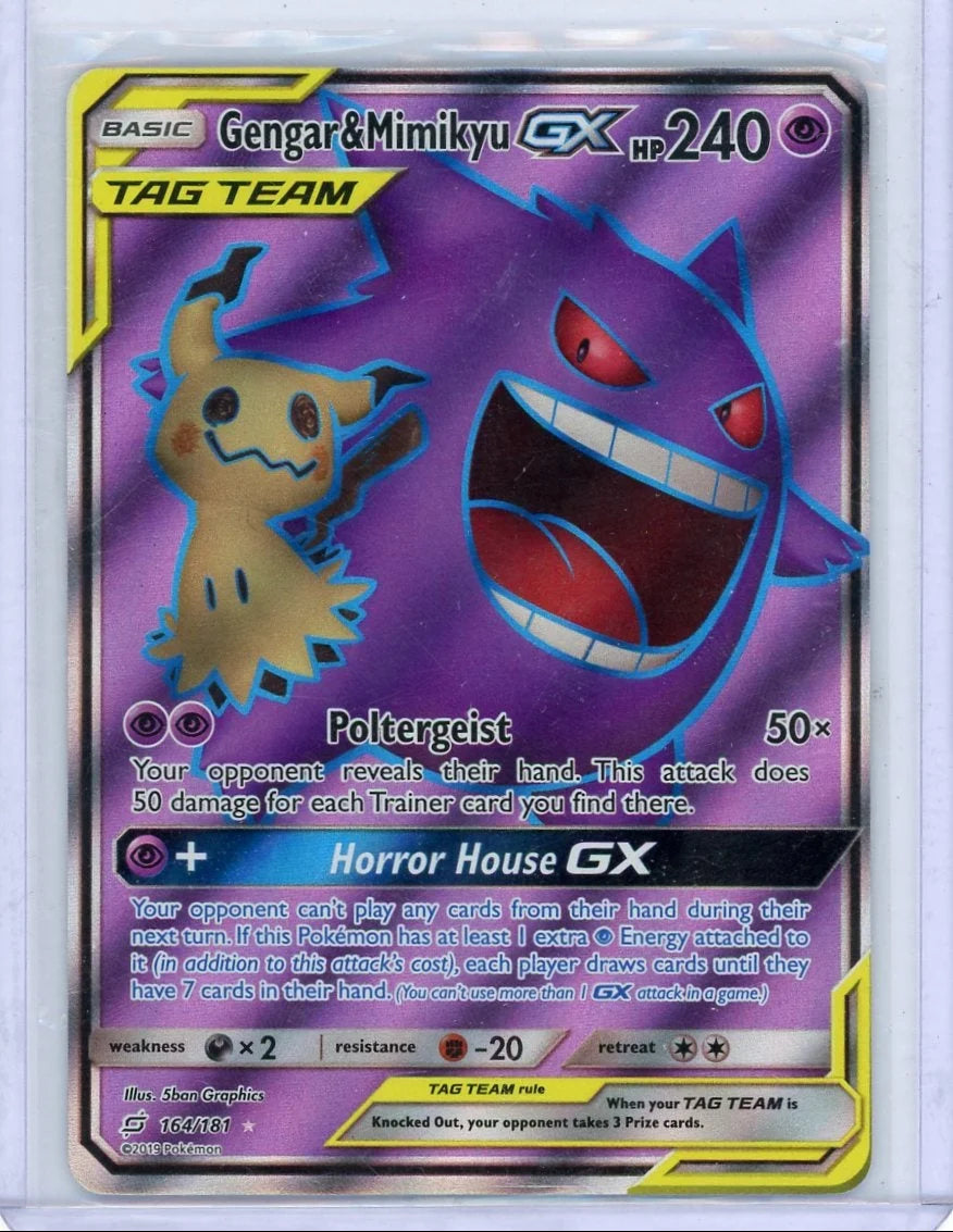 Gengar & Mimikyu GX Pokémon Team Up #164/181