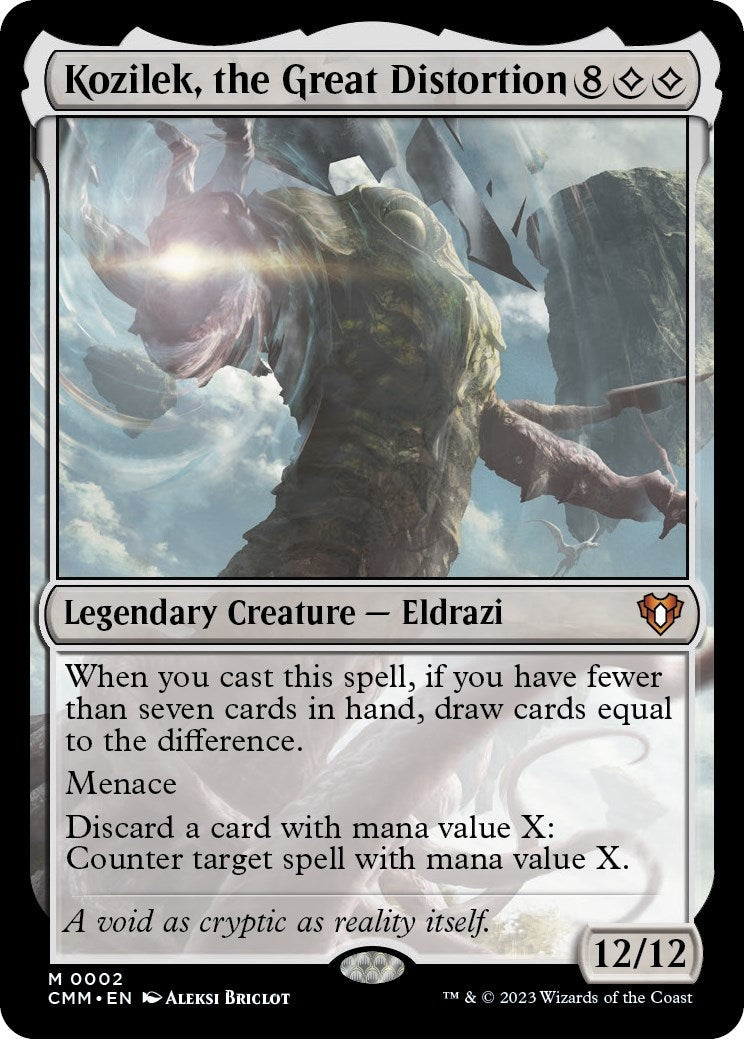 Kozilek, the Great Distortion (2) (Commander Masters)