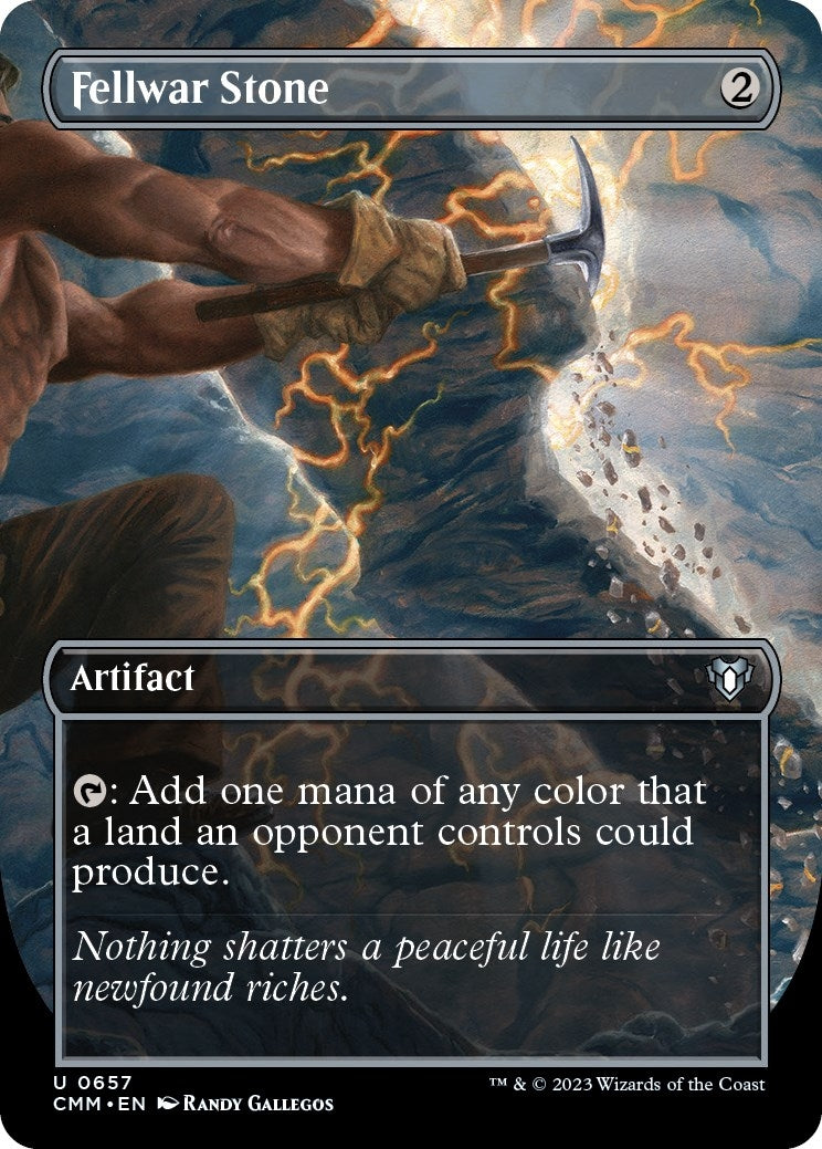 Fellwar Stone (Borderless) (657) (Commander Masters)