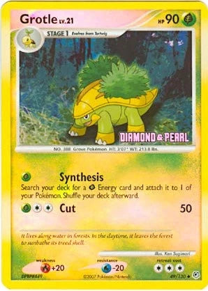 Grotle - 49/130 [Diamond & Pearl] (049/130) (Burger King Promos) (BKP)