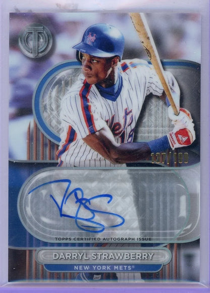 Darryl Strawberry 2024 Topps Tribute autograph /199
