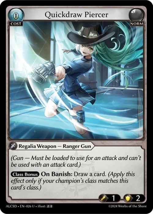 Quickdraw Piercer (026) (Alchemical Revolution Starter Decks) (ALCSD)