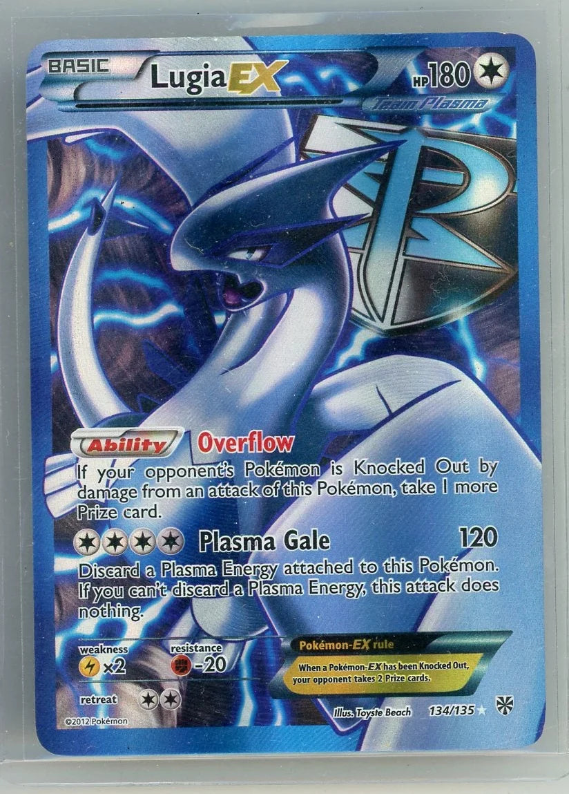 Lugia EX 2012 Pokemon Team Plasma Full-Art #134/135