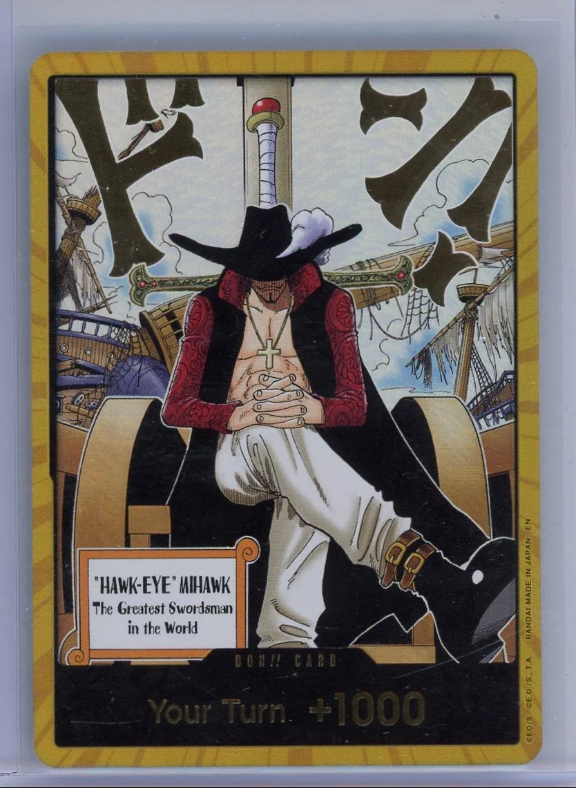 Dracule Mihawk One Piece The Azure Sea's Seven Gold DON!!