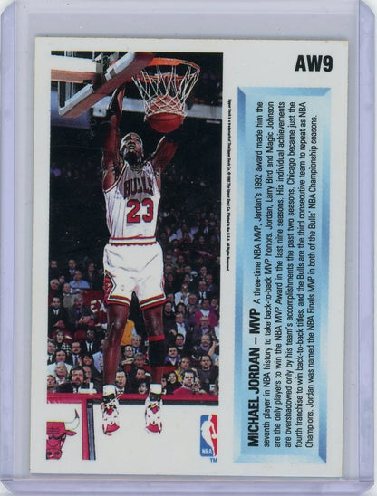 Michael Jordan 1992 Upper Deck holo #AW9