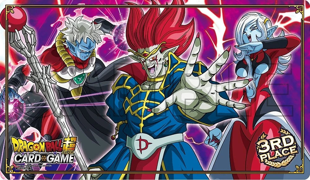Dragon Ball Super: Origins 2019 Team Tournament - 3rd Place Playmat featuring Mira, Demigra, & Towa