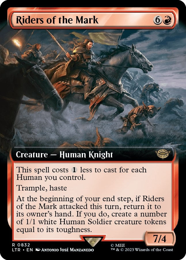 Riders of the Mark (Extended Art) (832) (Universes Beyond: The Lord of the Rings: Tales of Middle-earth)