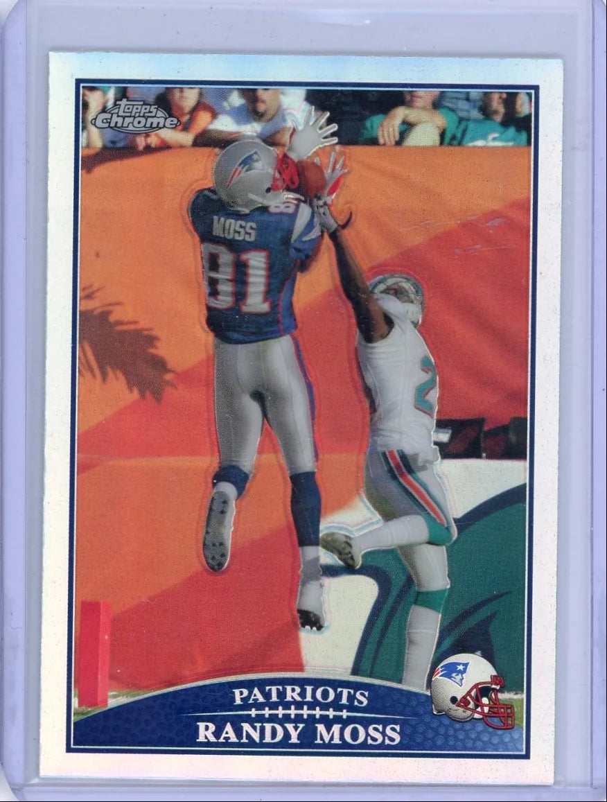 Randy Moss 2009 Topps Chrome refractor #TC7