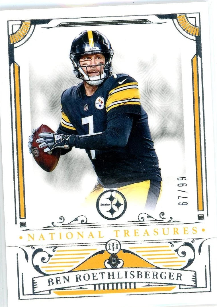 Ben Roethlisberger 2025 Panini National Treasures #'d 67/99