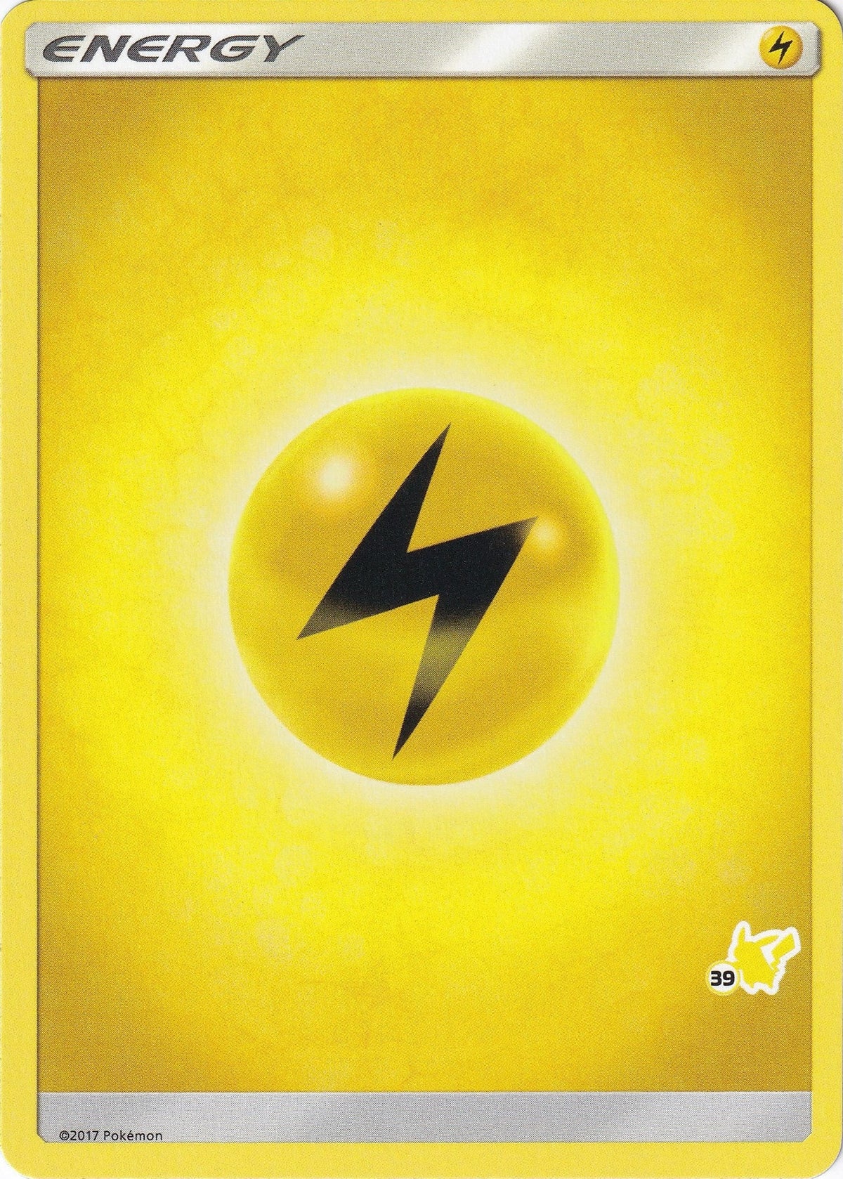 Lightning Energy (#39 Pikachu Stamped) (Battle Academy) (BTA)