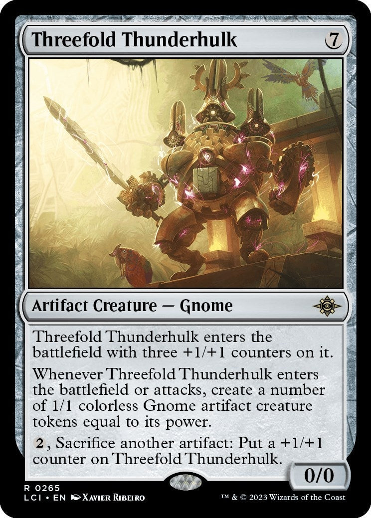 Threefold Thunderhulk (265) (The Lost Caverns of Ixalan)