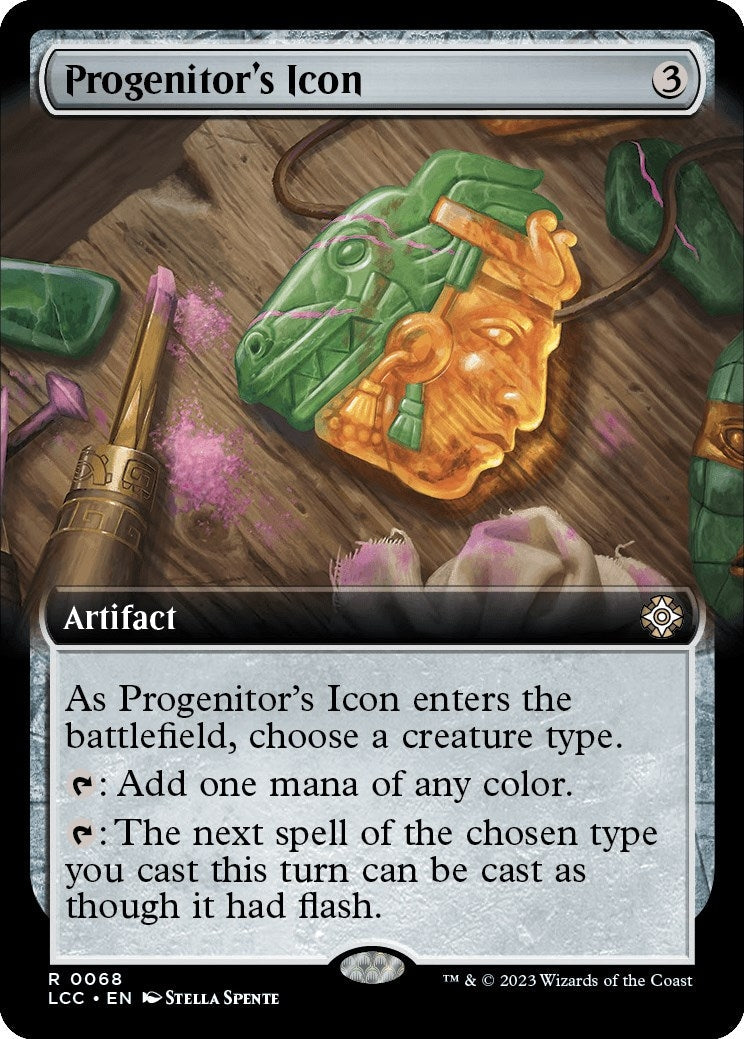 Progenitor's Icon (Extended Art) (68) (The Lost Caverns of Ixalan)