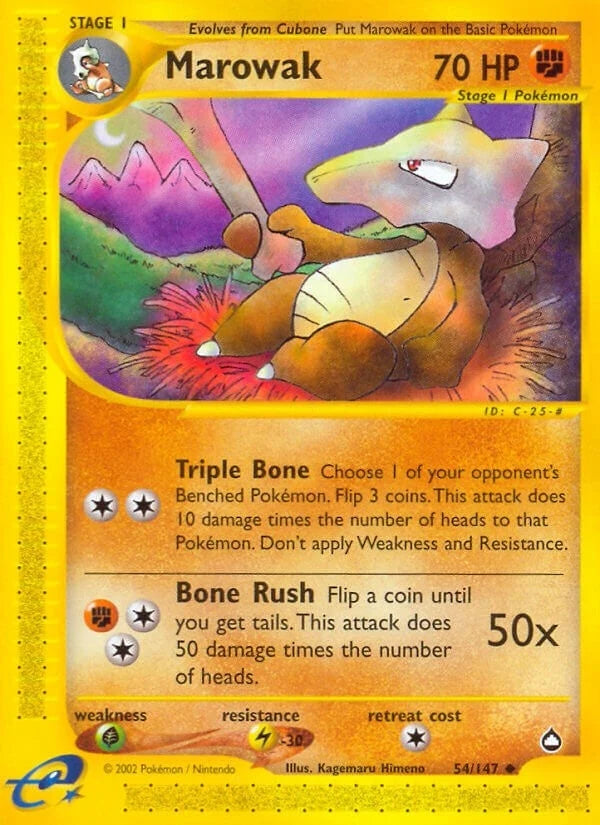 Marowak (054/147) (Aquapolis) (AQ)