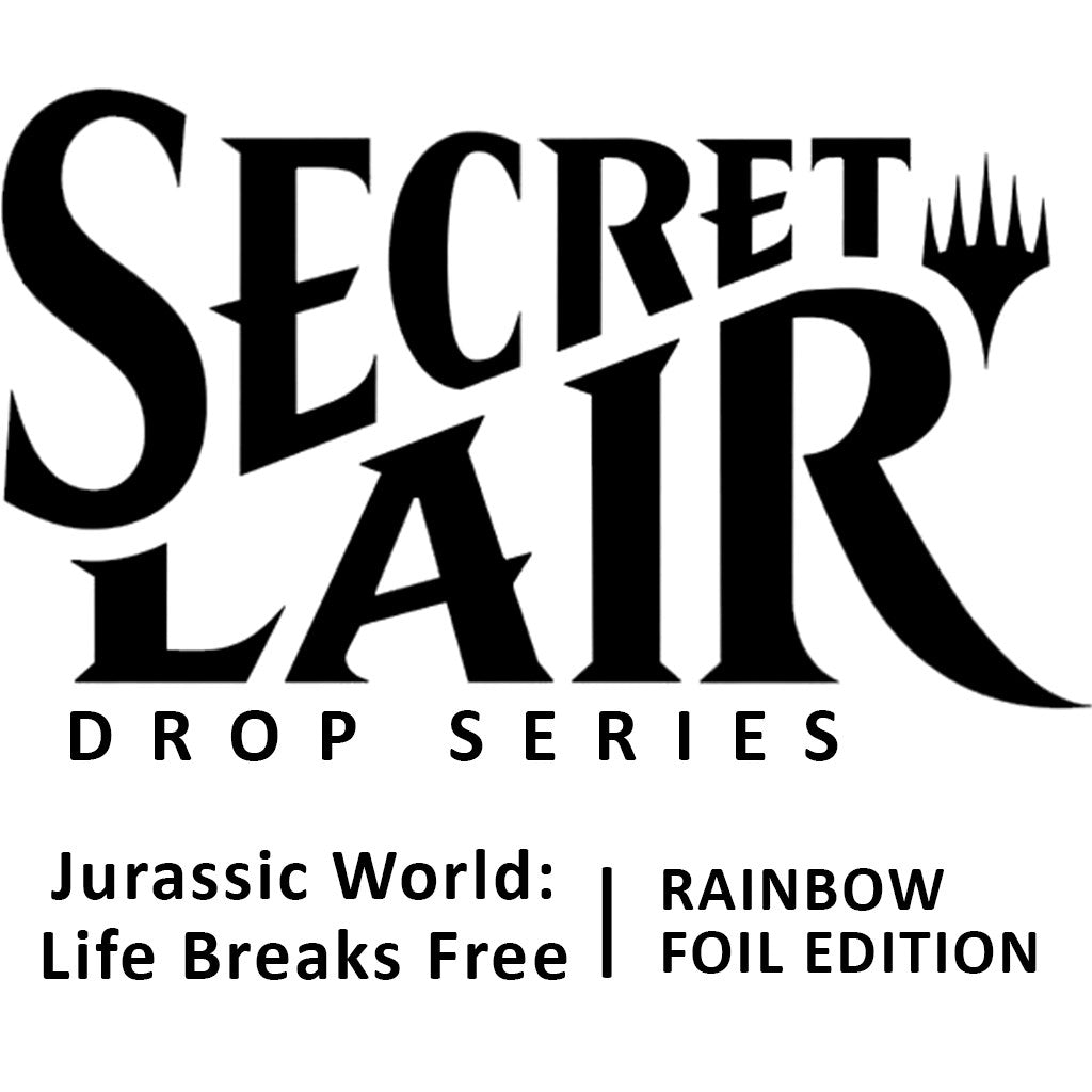 Secret Lair Drop: Secret Lair x Jurassic World: Life Breaks Free - Rainbow Foil Edition