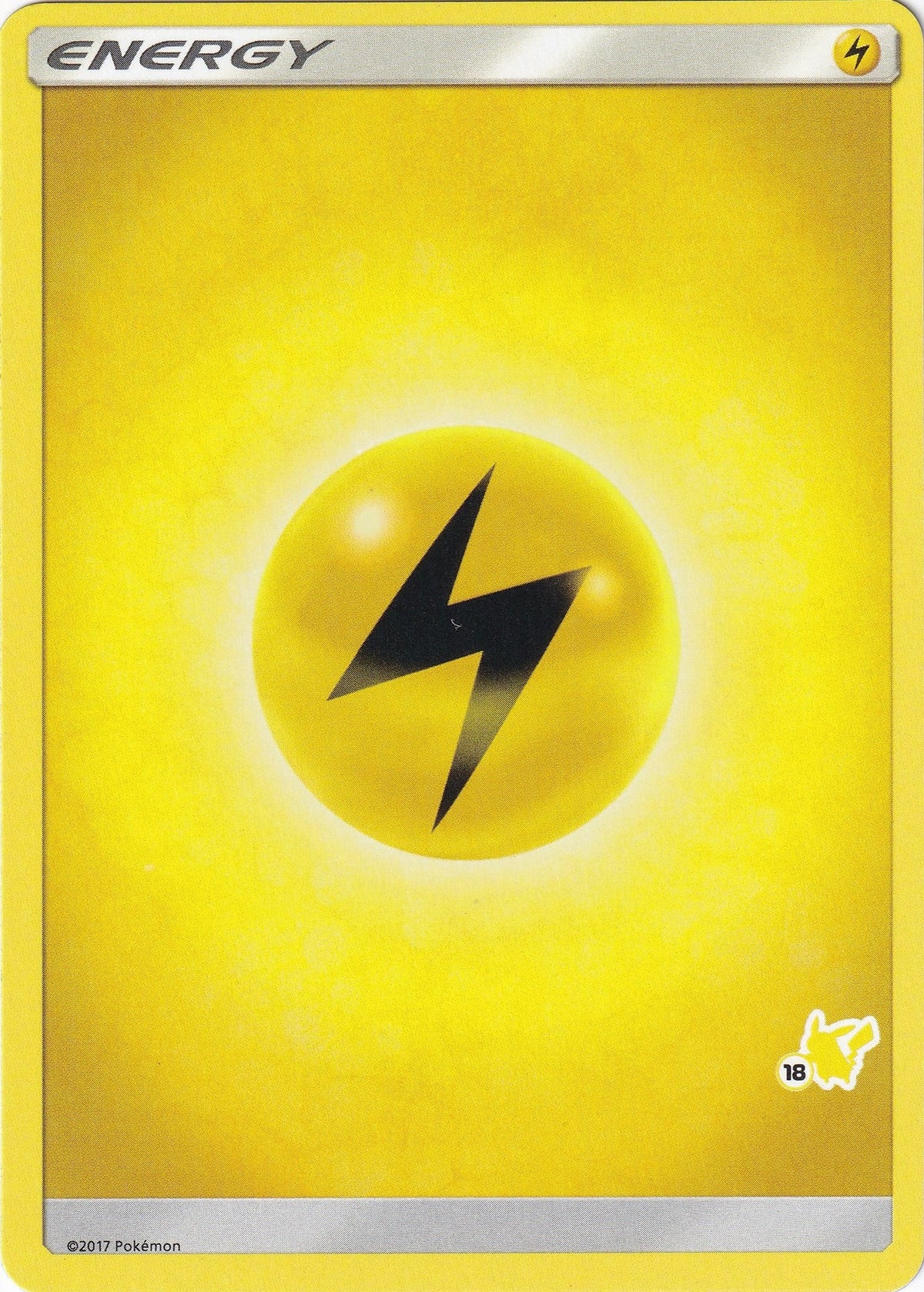 Lightning Energy (#18 Pikachu Stamped) (Battle Academy) (BTA)