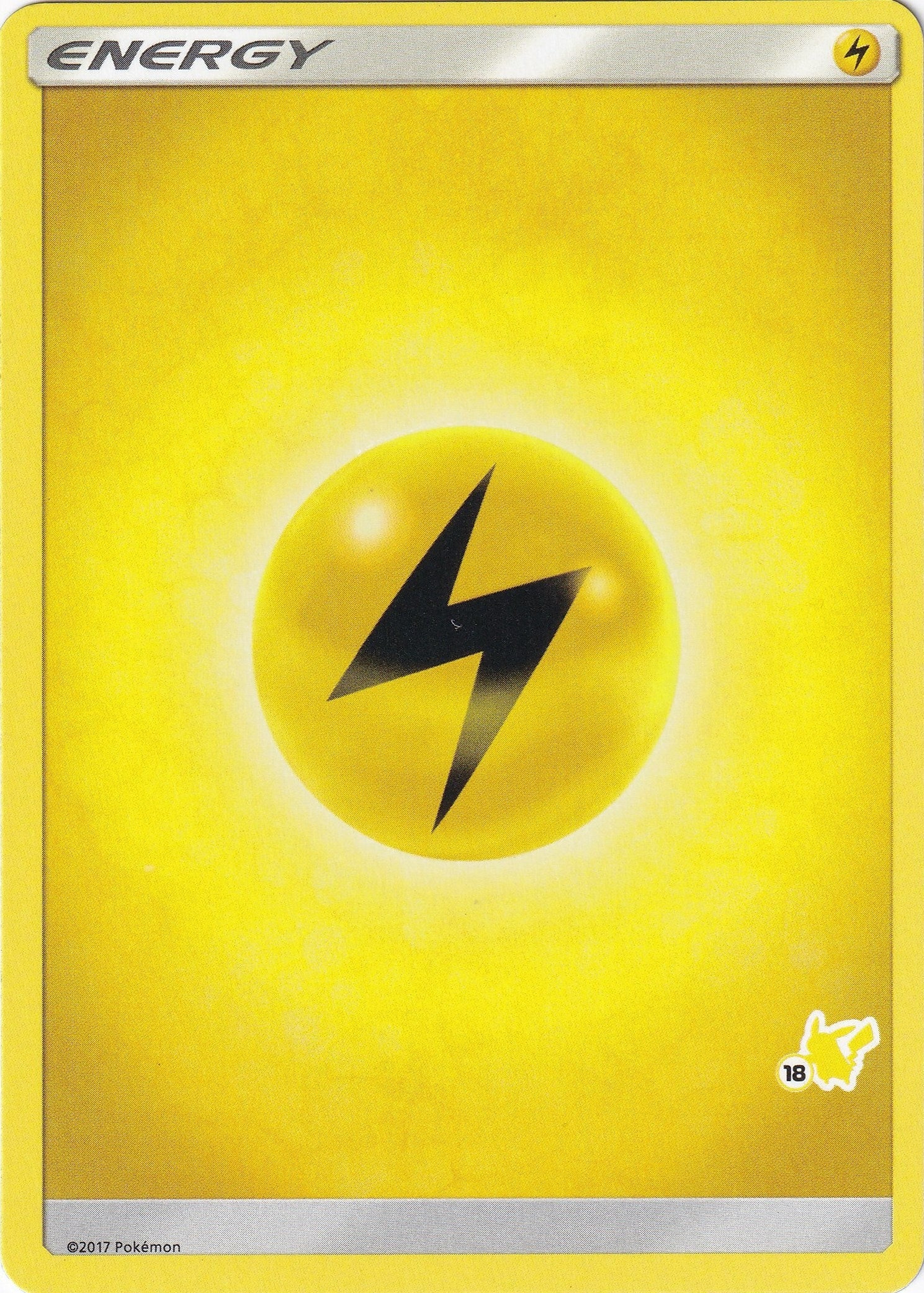 Lightning Energy (#18 Pikachu Stamped) (Battle Academy) (BTA)
