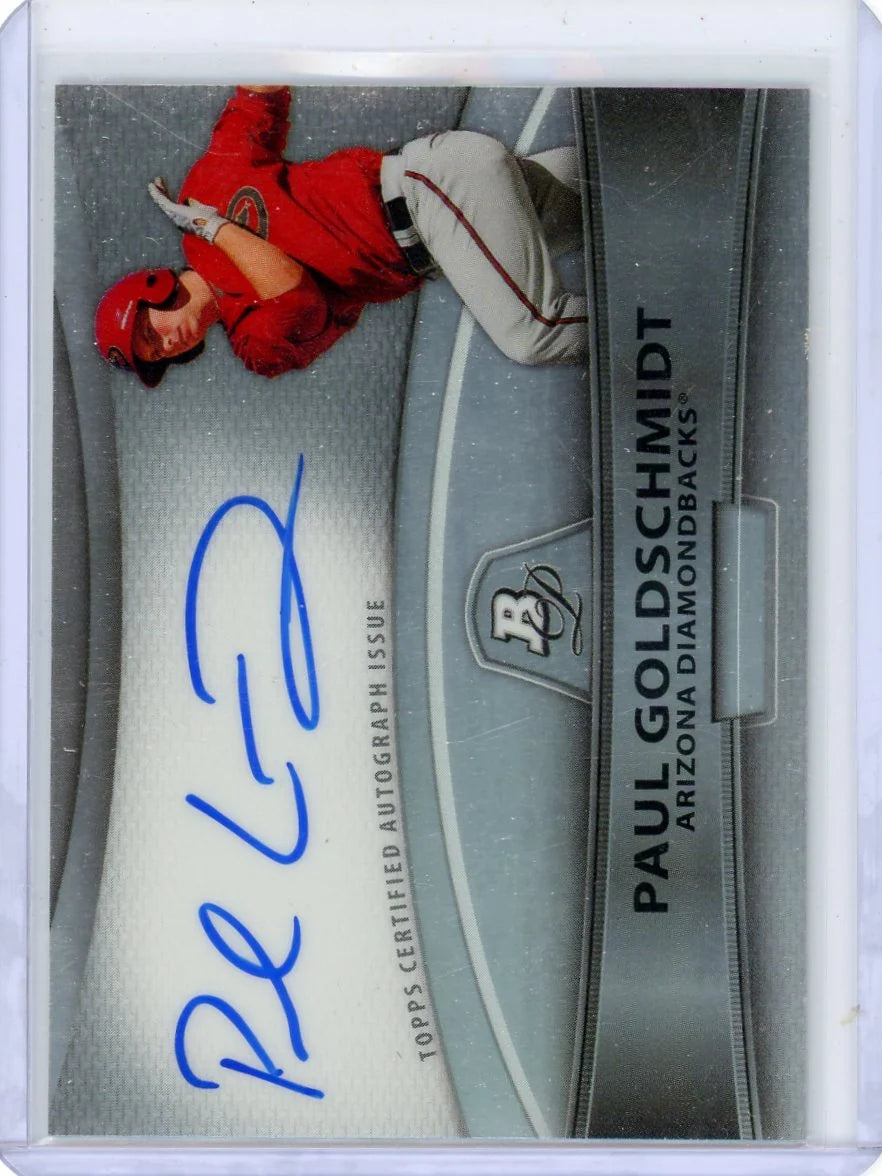 Paul Goldschmidt 2010 Bowman Platinum Autograph