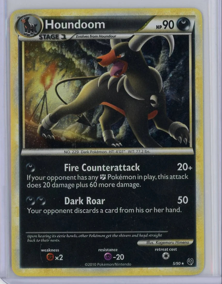 Houndoom 2010 Pokémon Undaunted holo #5/90