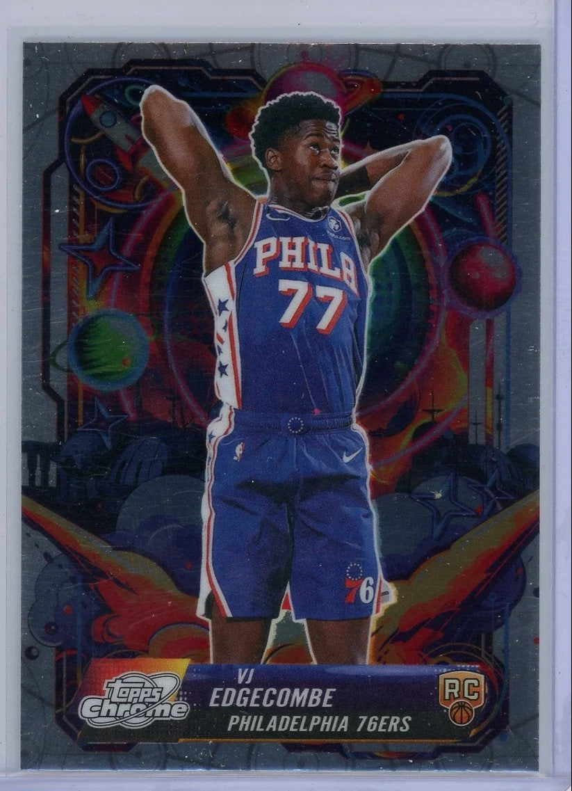 VJ Edgecombe 2026 Topps Chrome Propulsion Rookie Card #PRP-18