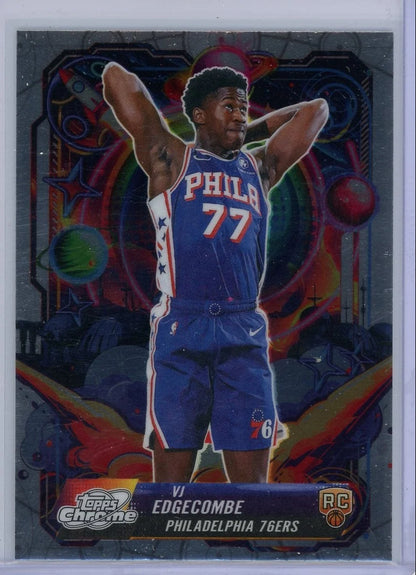 VJ Edgecombe 2026 Topps Chrome Propulsion Rookie Card #PRP-18